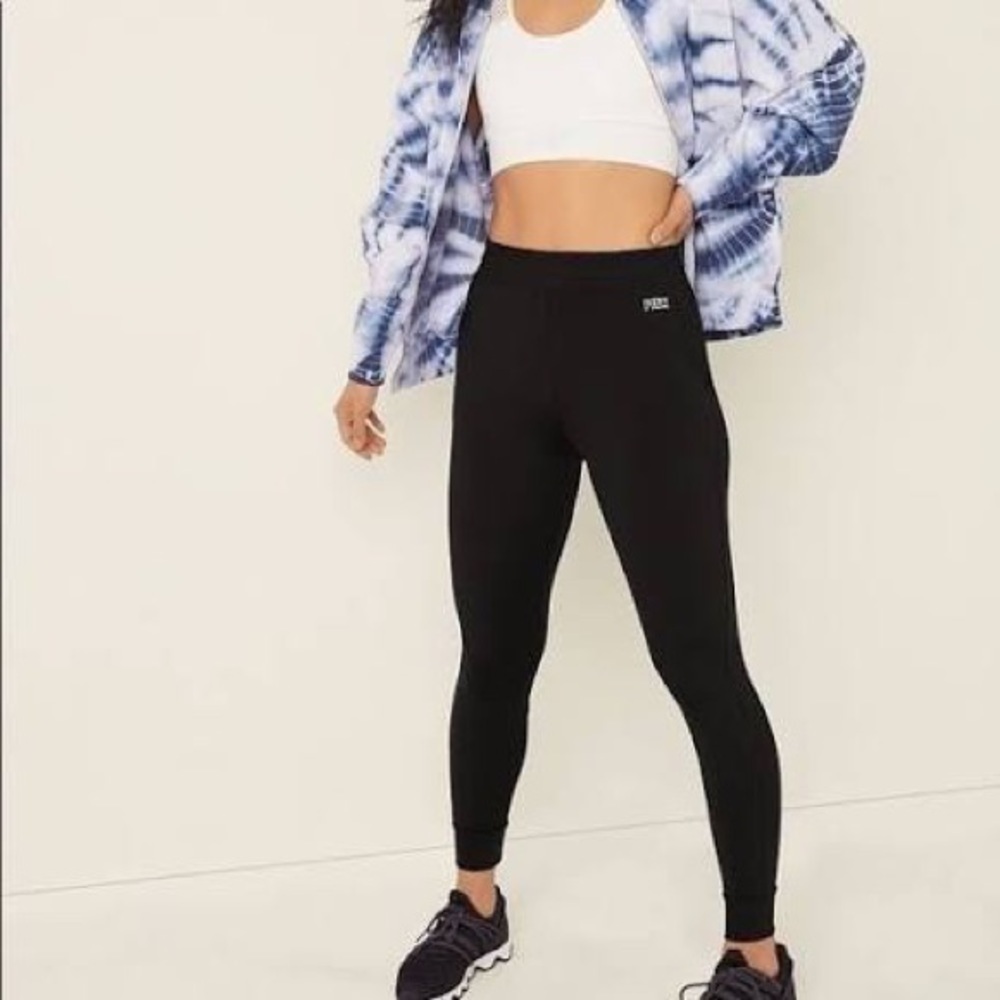 Victoria’s Secret Pink Ultimate High Waisted Jogger Pants Black XS